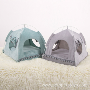 Cozy Tent Puppy Kitty House Indoor Pet Bed